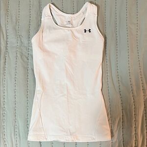 Under Armour white Performance Racerback Tank